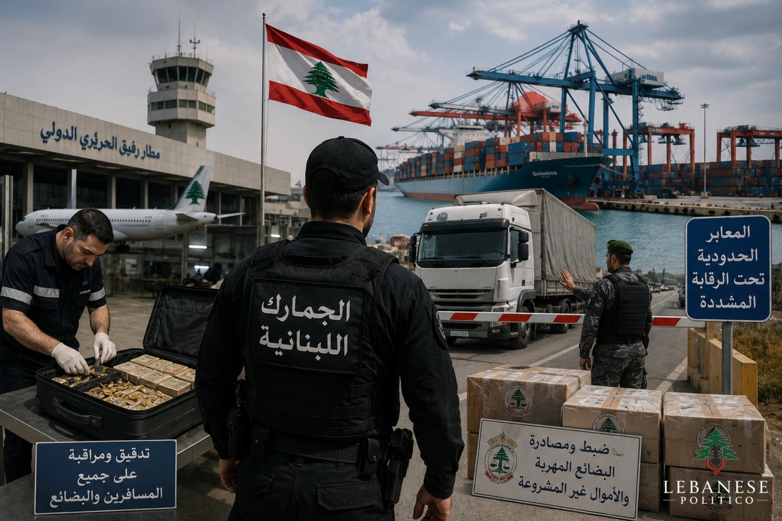 نفوذ الحزب الإيراني في المطار والمرافئ والمعابر
