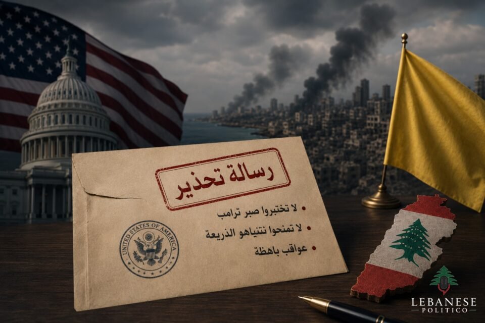 رسالة واشنطن إلى الحزب الإيراني