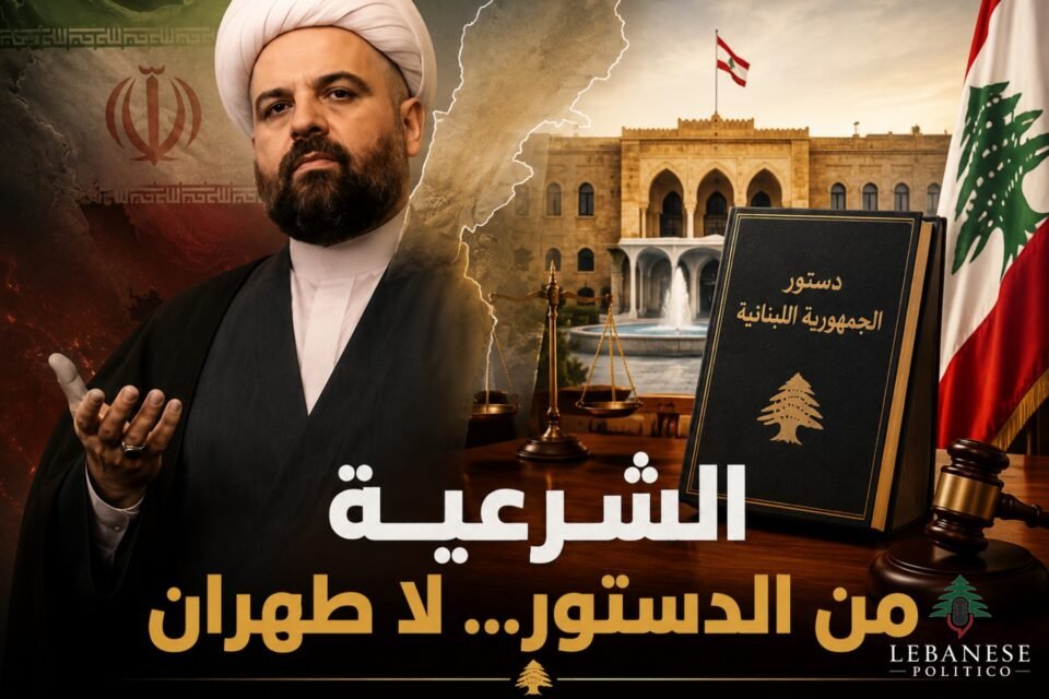المفتي أحمد قبلان والجدل حول شرعية الدولة والدستور والسيادة في لبنان
