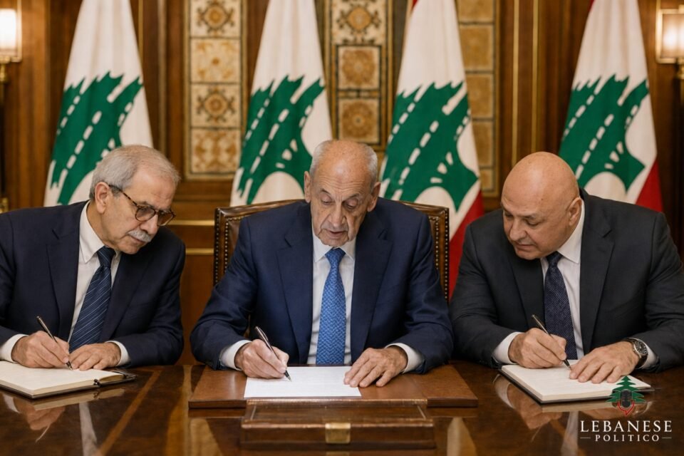بيان الرئيسين عون وسلام وموقف نبيه بري