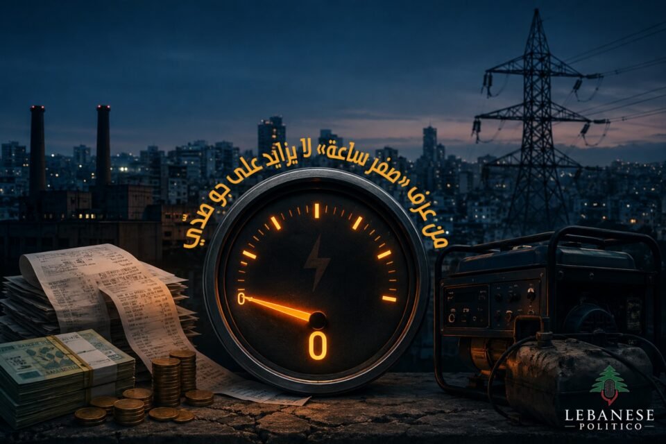 جو صدّي وأزمة الكهرباء وشعار صفر ساعة في لبنان