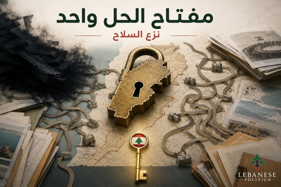 نزع السلاح واستعادة الدولة اللبنانية سيادتها وقرارها على كامل أراضيها