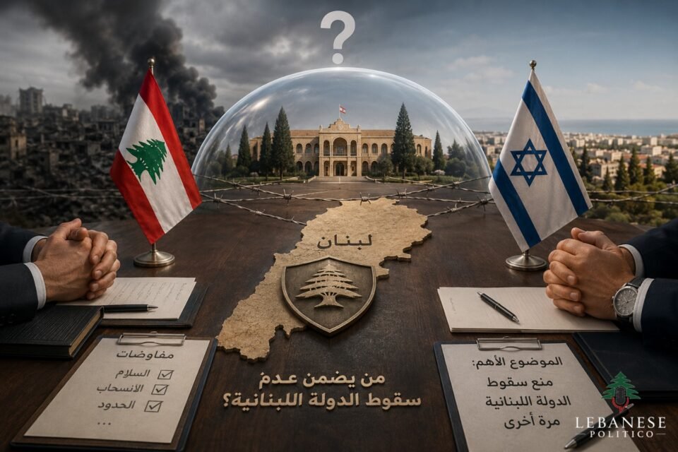 سقوط الدولة اللبنانية والمفاوضات بين لبنان وإسرائيل