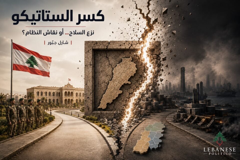 شارل جبّور يطرح تغيير النظام في لبنان في حال تعذّر نزع السلاح وكسر الستاتيكو