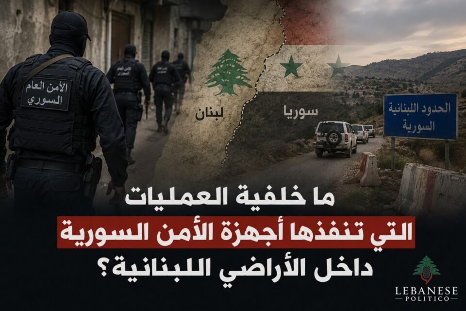 عمليات الأمن السوري داخل الأراضي اللبنانية