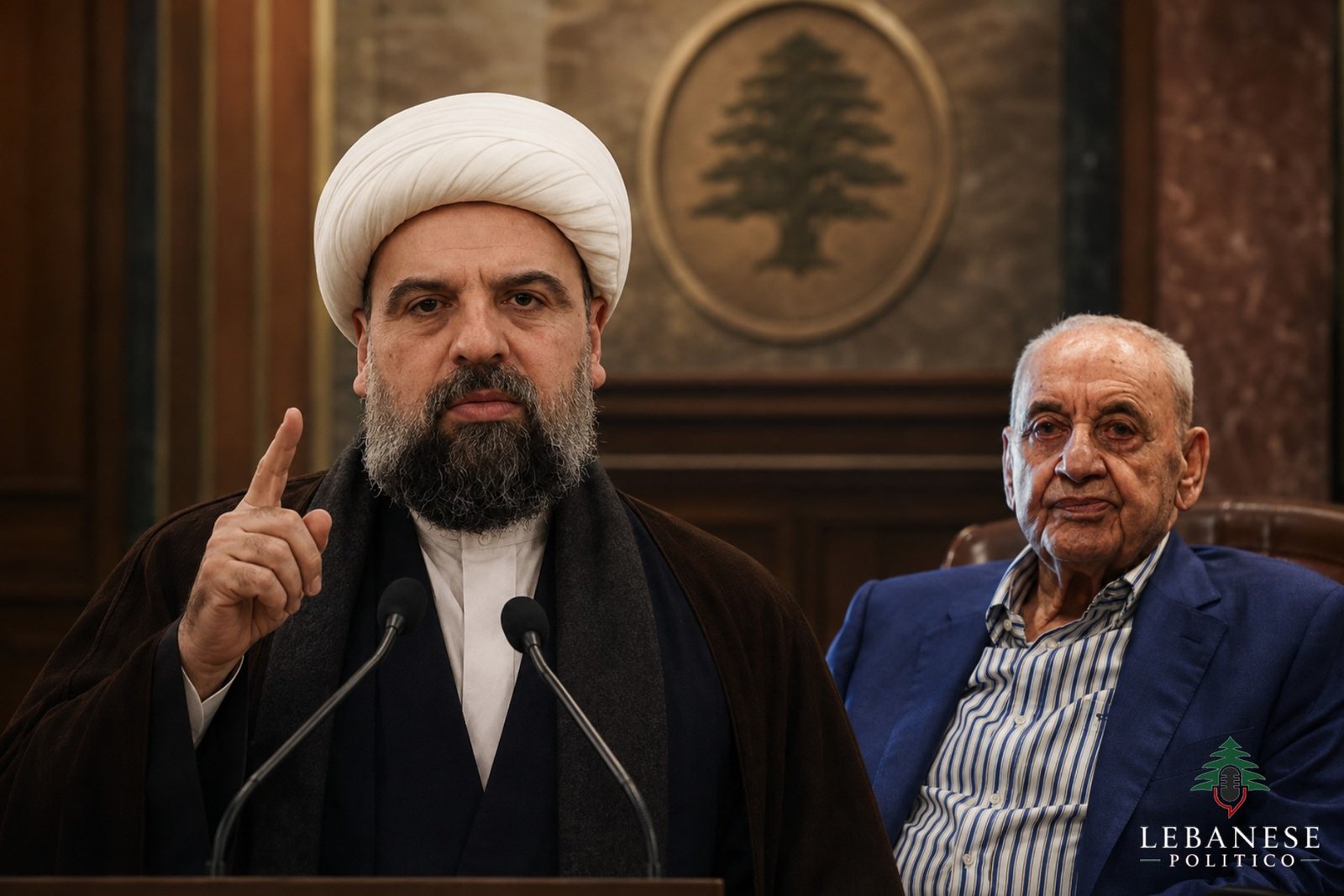 أحمد قبلان ونبيه بري