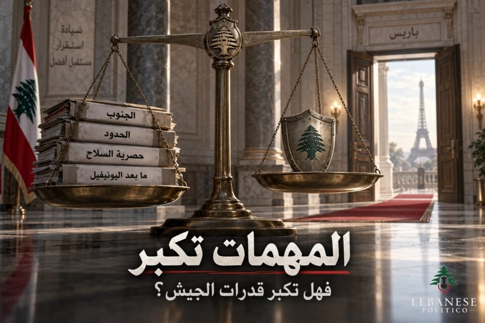 دعم الجيش اللبناني في مؤتمر باريس بعد تجديد مجلس النواب الثقة بحكومة نواف سلام