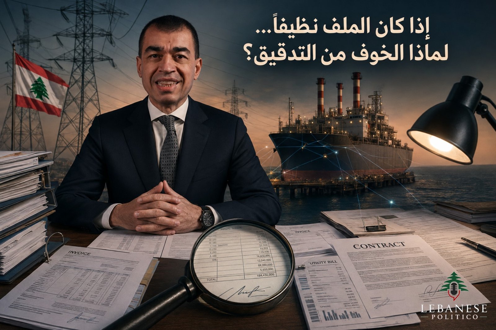 سيزار أبي خليل وملف البواخر والتدقيق الجنائي في عقود الكهرباء والفيول