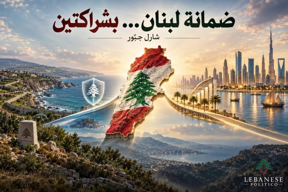 شراكتان للبنان مع إسرائيل ودول الخليج ضمن رؤية شارل جبّور لدولة قوية واستقرار أمني واقتصادي