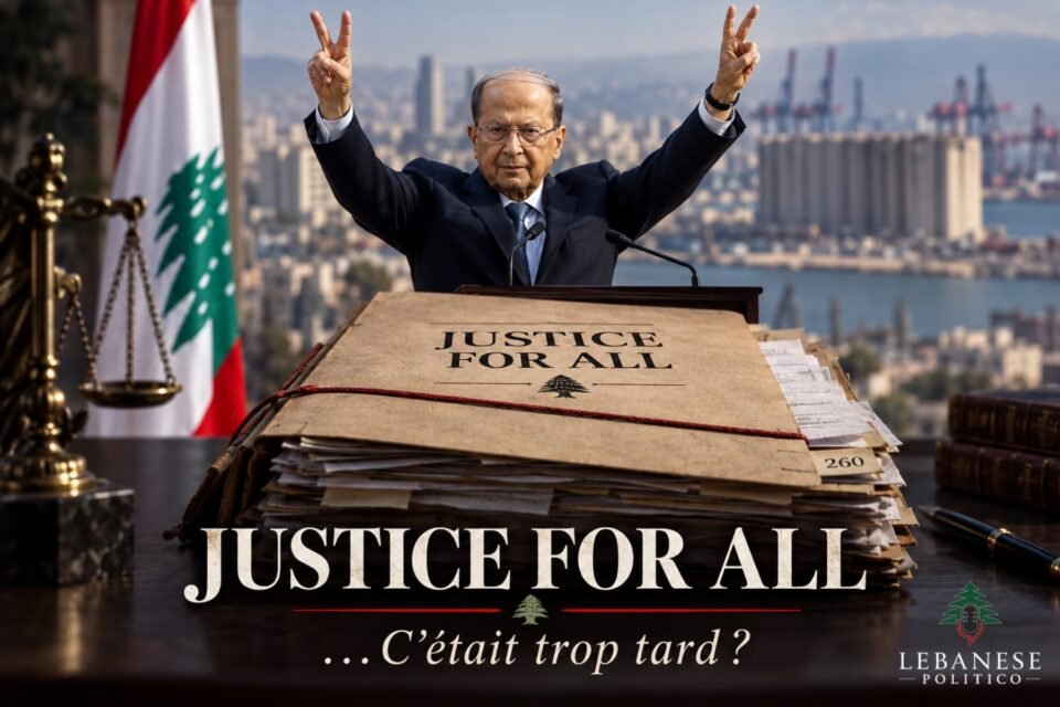 Justice for all وميشال عون وملف انفجار مرفأ بيروت ومطالعة قضائية تتناول مسؤولية الإهمال الجنائي