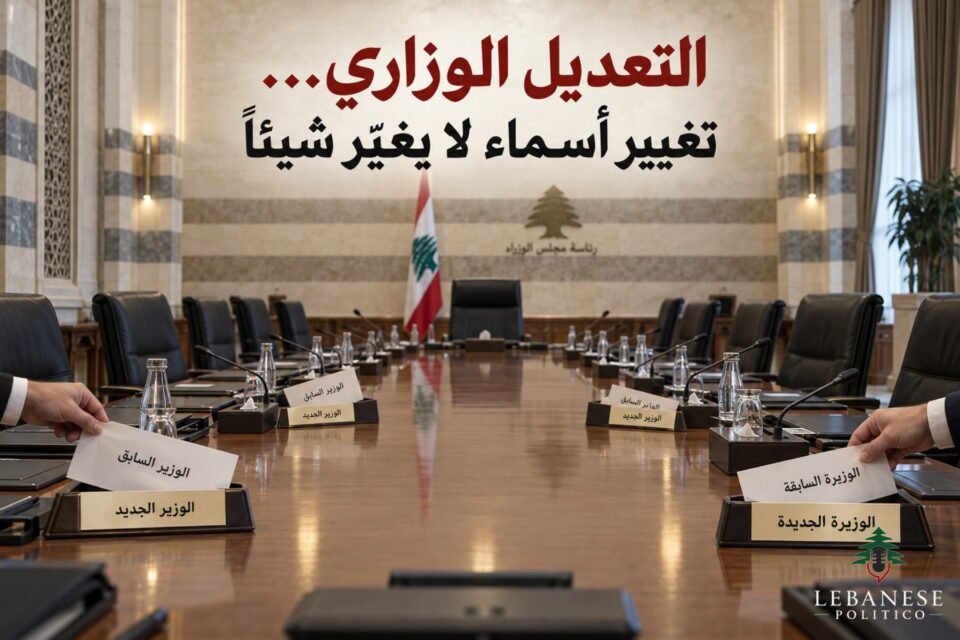 التعديل الوزاري في لبنان والنقاش حول توقيته وجدوى تغيير الوزراء في المرحلة الحالية