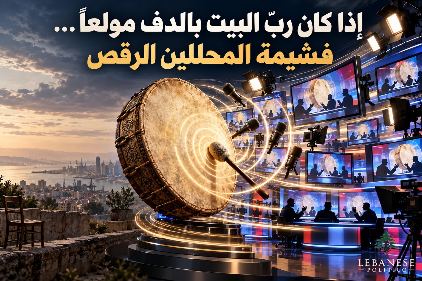 في مشهد يستعيد بيت «إذا كان ربّ البيت بالدف مولعًا».