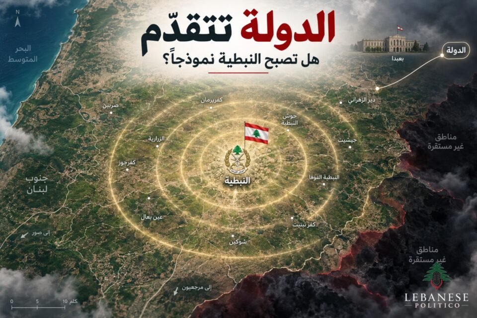 انتشار الجيش في النبطية وسط تحرك أميركي ودعم عربي لحصرية قرار الدولة اللبنانية