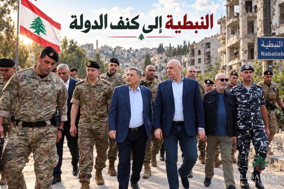 زيارة الرئيس جوزاف عون وقائد الجيش رودولف هيكل إلى النبطية وعودة المدينة إلى كنف الدولة اللبنانية
