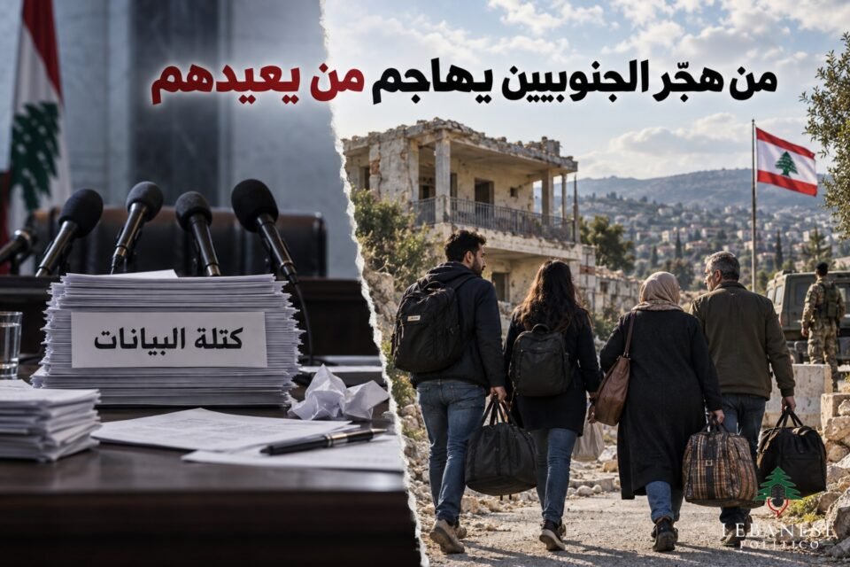 كتلة البيانات وعودة الجنوبيين ودور الدولة اللبنانية في معالجة نتائج الحرب